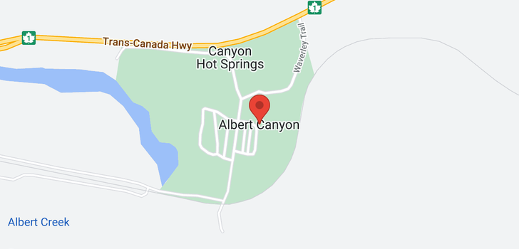 map of Parcel A Albert Canyon Road